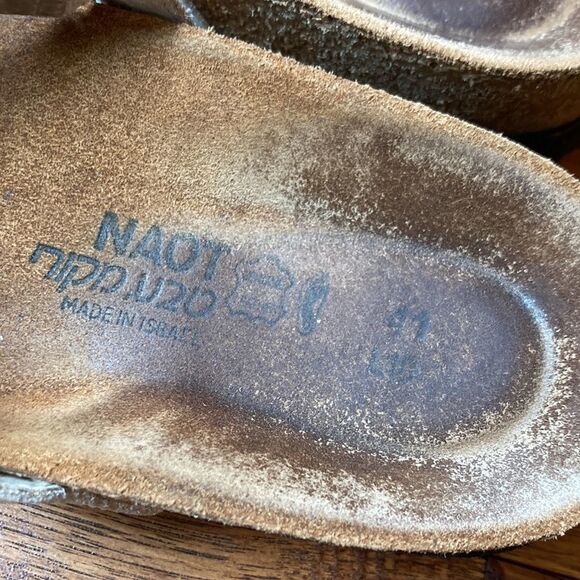 NAOT Hawaii Rhinestone Strappy Slide Sandals Size 41 - Picture 8 of 10